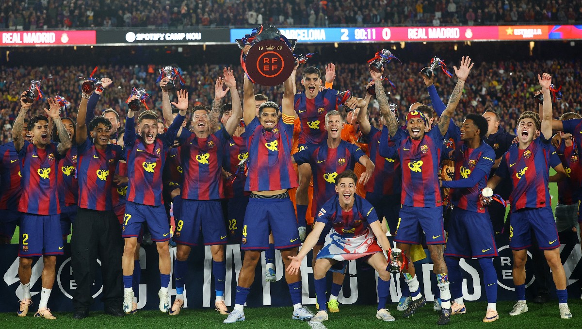 Barcelona es campeón de LaLiga con victoria en el Clásico español ante Real Madrid (Reuters)