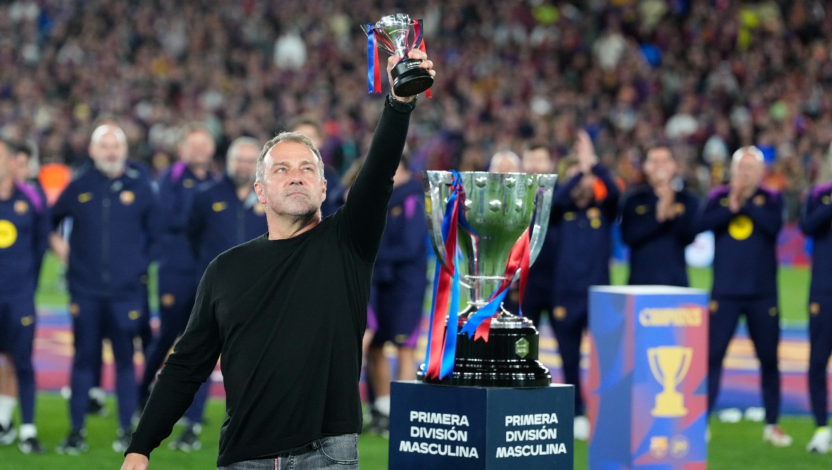 Barcelona dedica el título de LaLiga al padre de Hansi Flick (EFE)