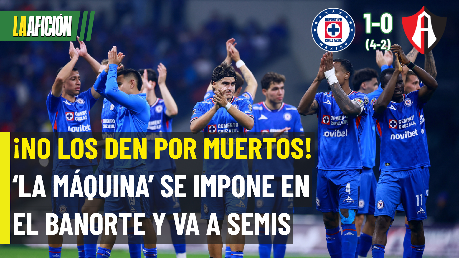 Cruz Azul vence 1-0 al Atlas con gol de Paradela y avanza a Semifinales del Clausura 2026