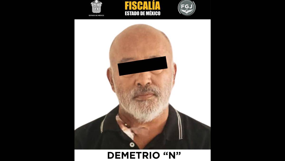 FGJEM detiene a Demetrio 'N' por violación agravada en centro religioso de Izcalli. | Foto: Especial
