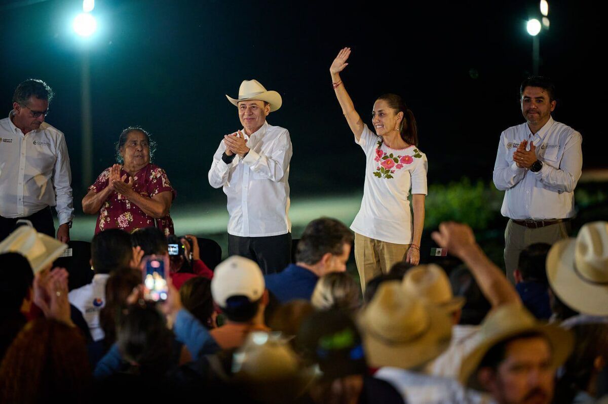 El gobernador Alfonso Durazo y la presidenta Claudia Sheinbaum respaldaron al sector productivo de la región del Mayo. | Foto: Especial