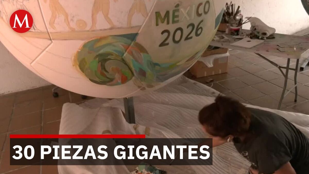 Metro CdMx: exhiben arte monumental por el Mundial en Línea 2