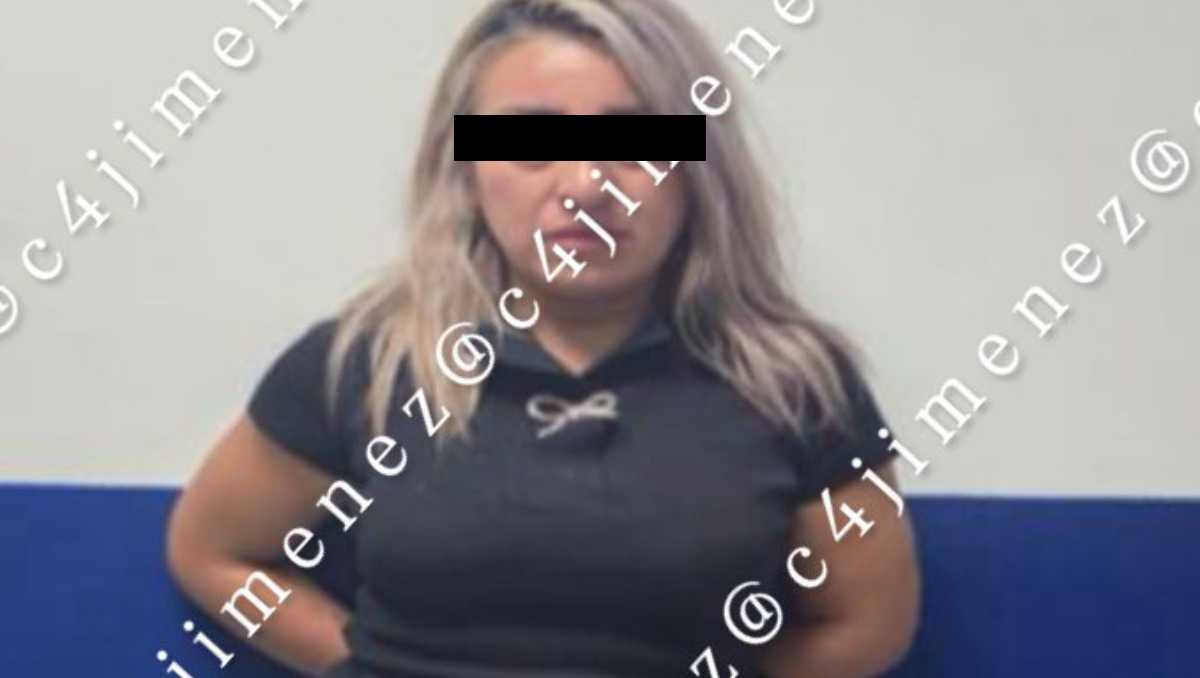 La agresora fue presentada al Ministerio Público tras lesionar a su esposo. | Foto: Especial