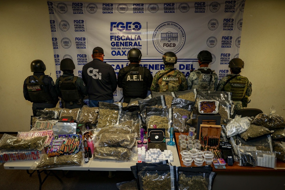 Las autoridades identificaron el lugar como una “tienda cannábica” y el operativo fue implementado tras una serie de denuncias. | Foto: Especial