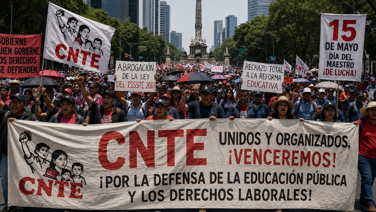 La CNTE anunció una movilización en el contexto del Día del Maestro | IA Discover