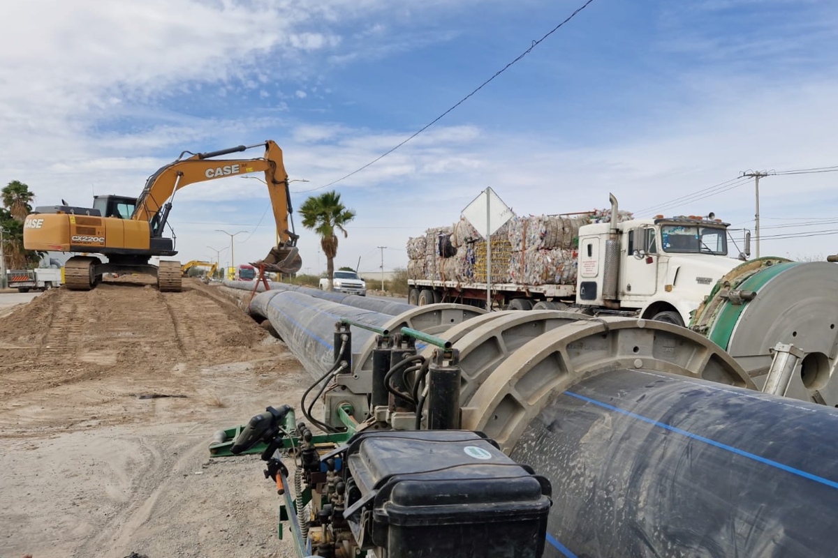 Conagua informó que la segunda etapa del proyecto hidráulico beneficiará a cerca de 400 mil habitantes de la región lagunera de Coahuila.| Especial.