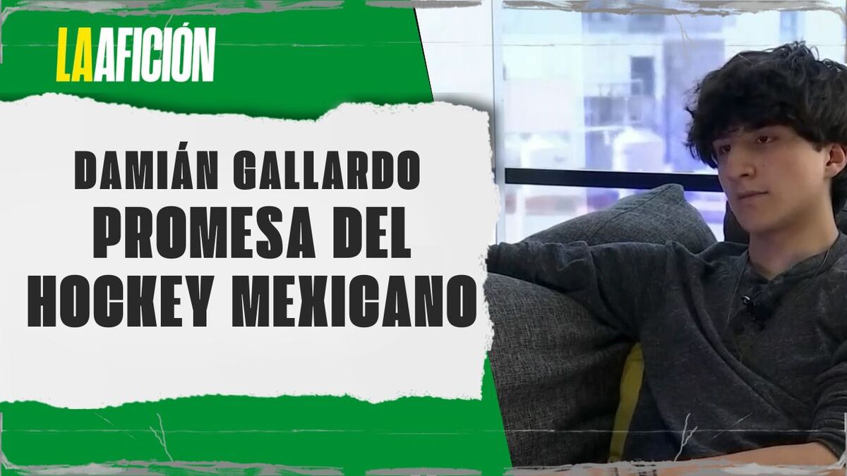 Damián Gallardo, promesa del hockey sobre hielo en México a los 17 años | La otra visión del deporte