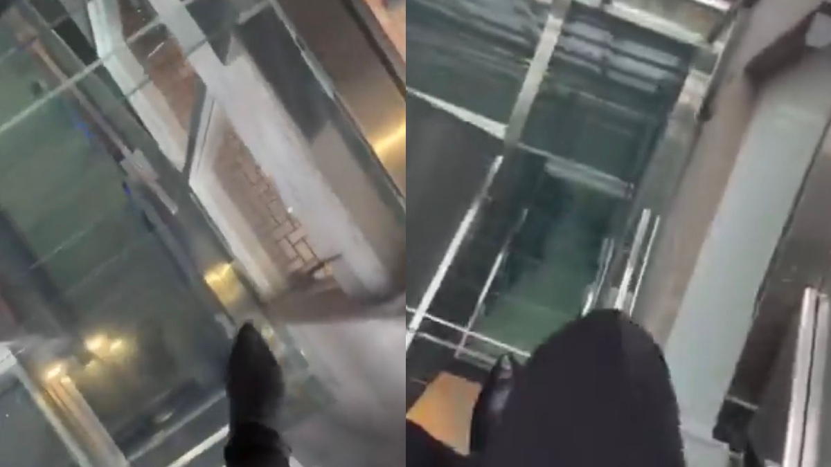 Las escaleras virales que desafían el miedo a las alturas | VIDEO