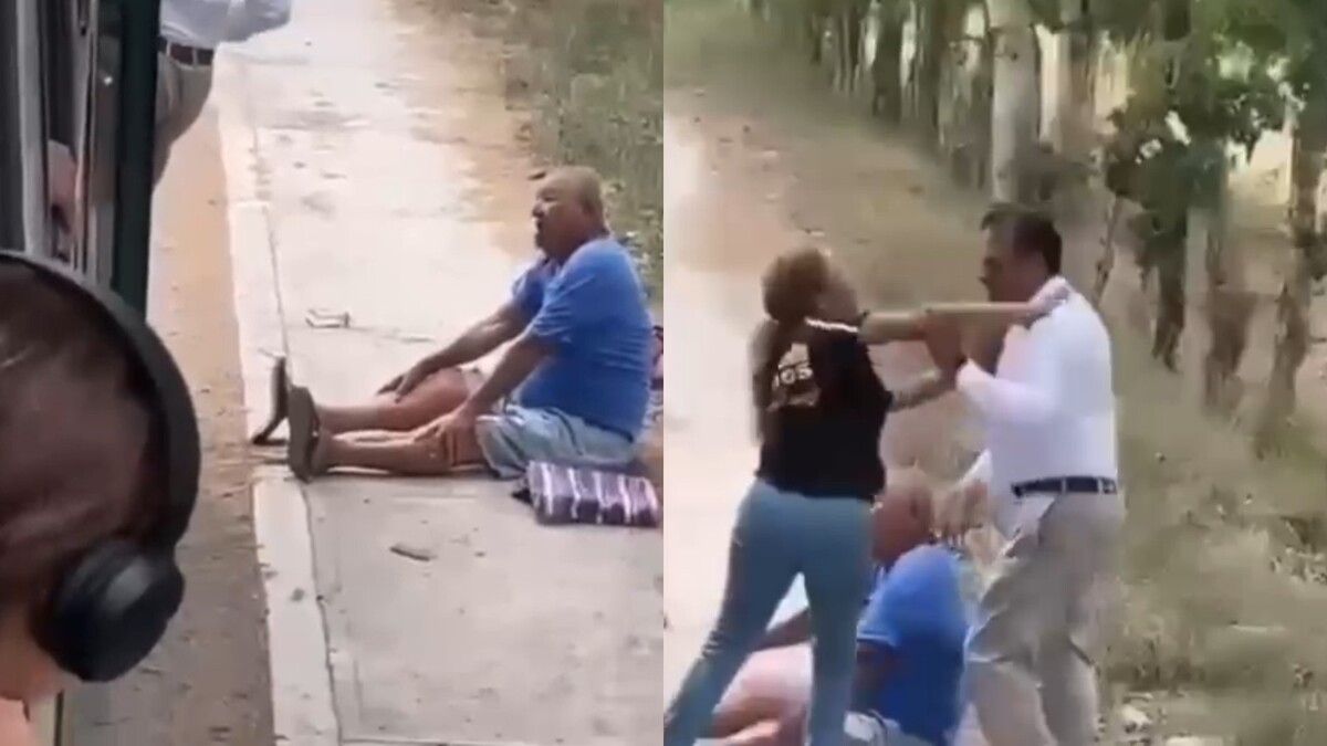 La escena generó molestia entre los pasajeros, quienes confrontaron al operador y evitaron que volviera a subir a la unidad. | Especial