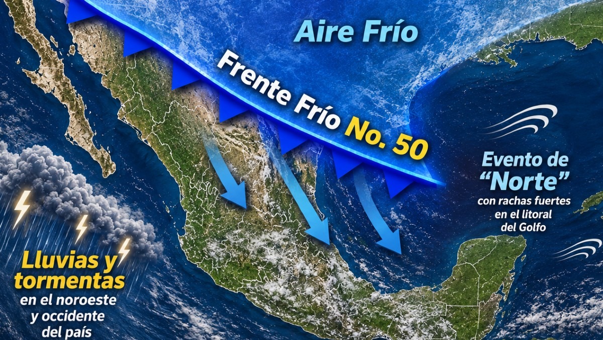 El frente frío 50 ingresa por el norte del país | IA Discover