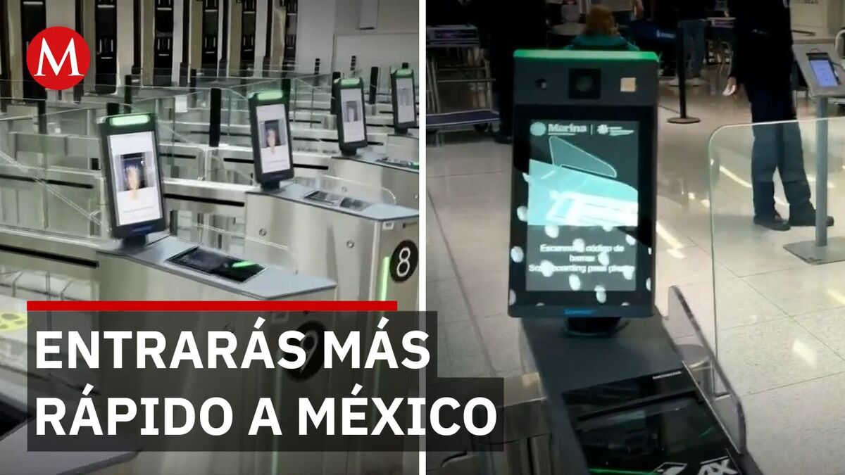 Así funcionan los nuevos filtros migratorios automáticos en aeropuertos de México