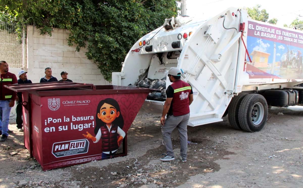 Gómez Palacio inició operaciones la nueva estrategia de recolección de basura. | Foto: Roberto Amaya