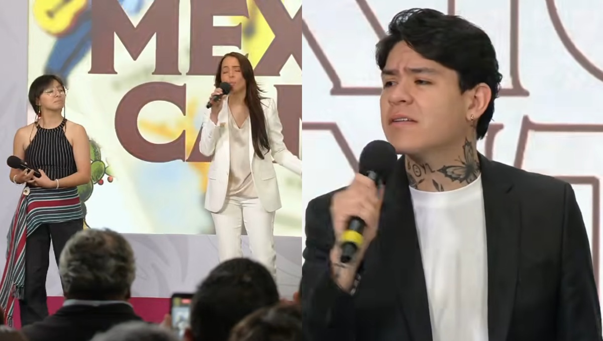 Majo Aguilar y Junior H estuvieron presentes en 'La Mañanera' | Especial