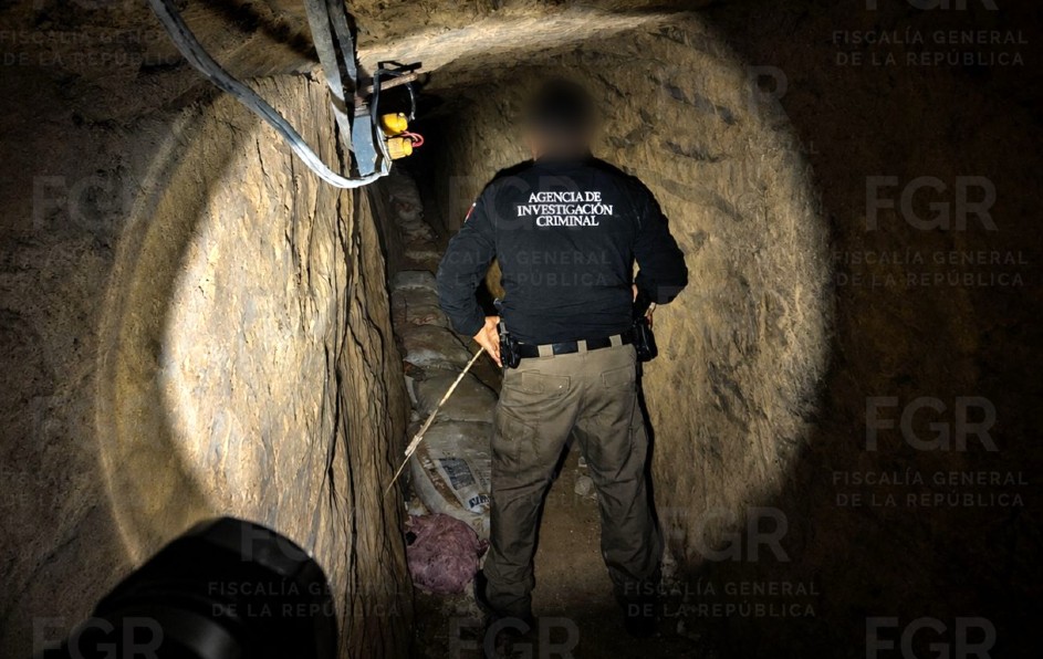 El pasaje subterráneo conectaba un inmueble privado directamente con un poliducto de 18 pulgadas de la terminal de despacho de Pemex. |