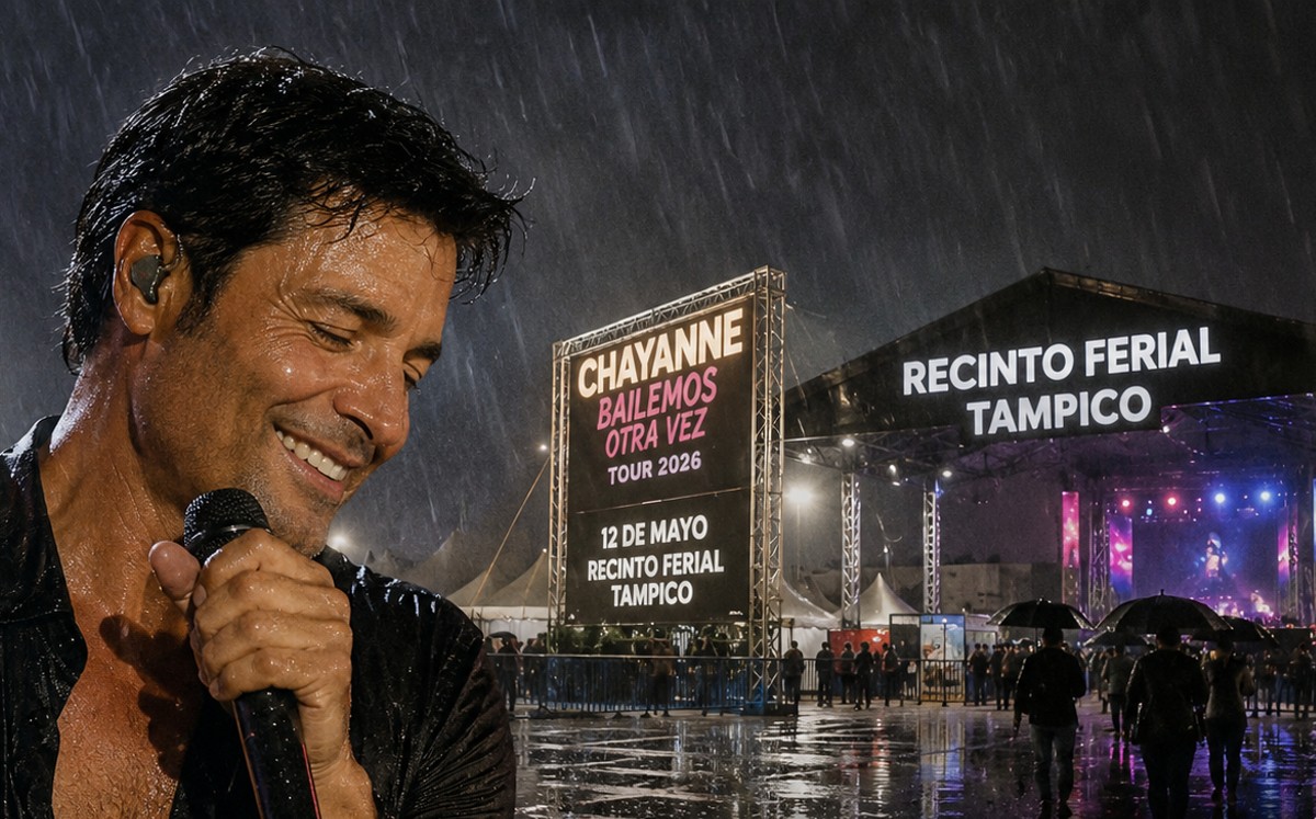 ¿Se viene otro aguacero? Esto se sabe del clima para el concierto de Chayanne. | Imagen hecha con IA