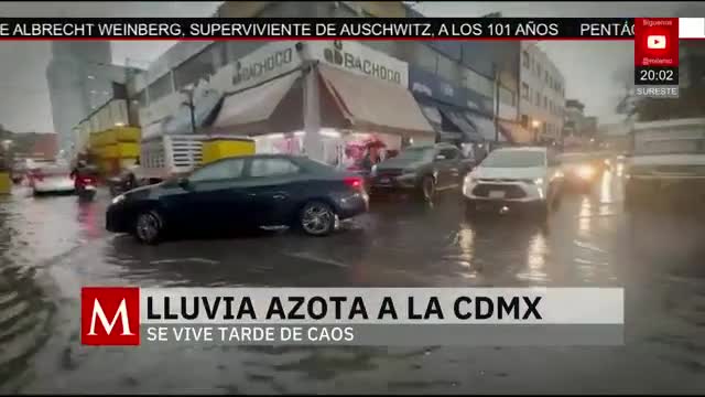 Activan alerta roja en la CdMx por las fuertes lluvias | Jaime Núñez, 12 de mayo de 2026