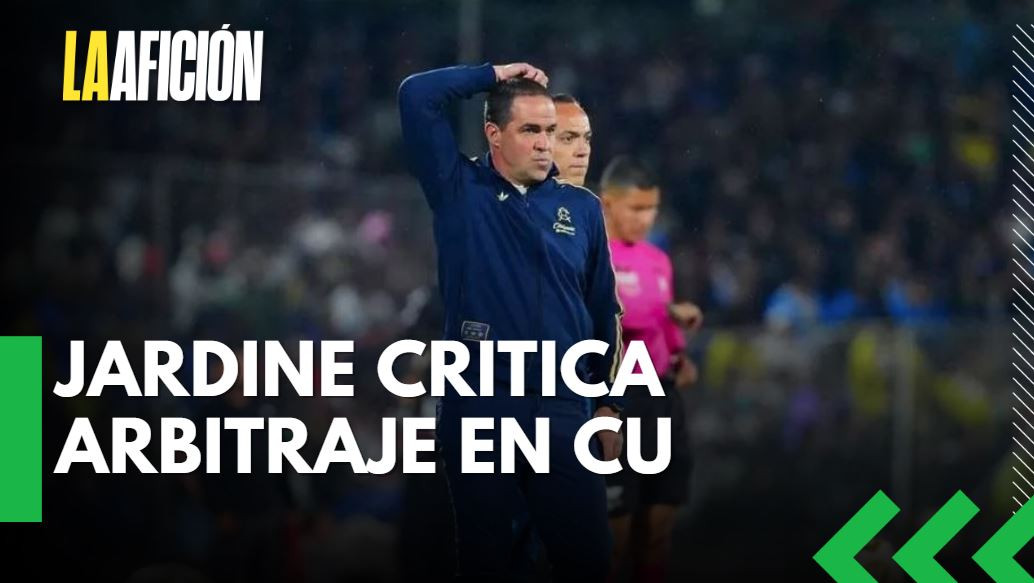 André Jardine, inconforme con el arbitraje en el Pumas vs América