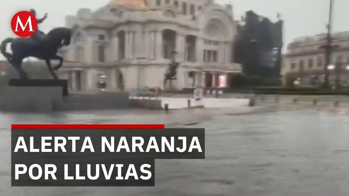 Caos en CDMX: Fuertes lluvias inundan negocios y paralizan el Centro Histórico