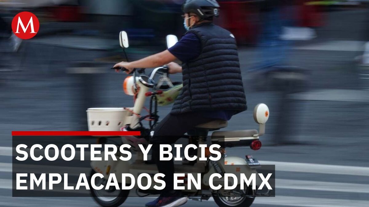 CdMx obligará a emplacar scooters y motos eléctricas antes de Noviembre
