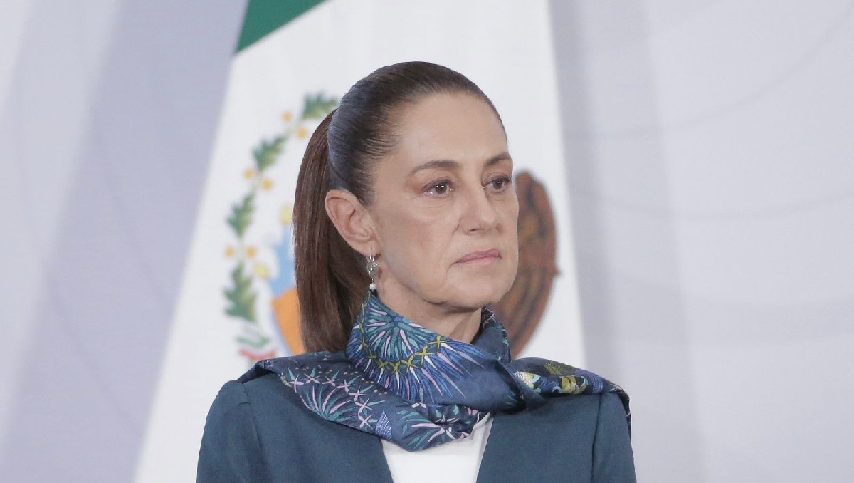 Claudia Sheinbaum Pardo, presidenta de México, en la conferencia matutina. | Foto: Ariel Ojeda