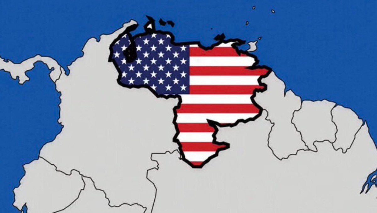 Donald Trump comparte imagen de mapa sobre sus posibles pretensiones para el pueblo venezolano | Foto: Truth Social