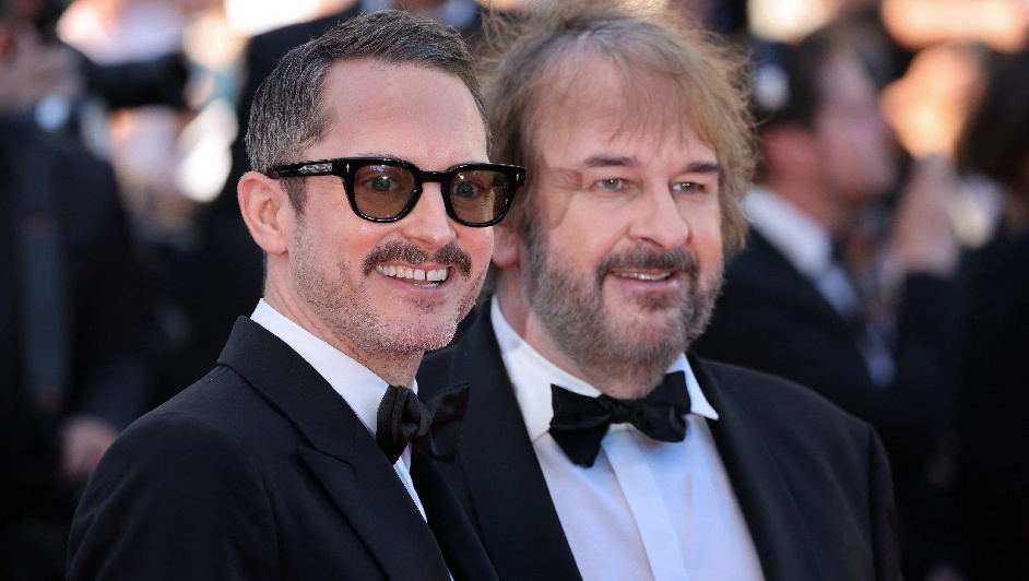 Elijah Wood y Peter Jackson se encuentran en Cannes | AFP