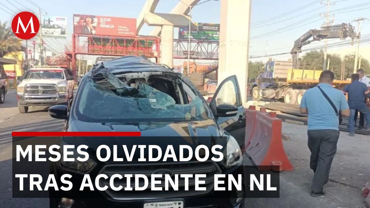 Familia exige justicia por accidente en obras del Metro NL