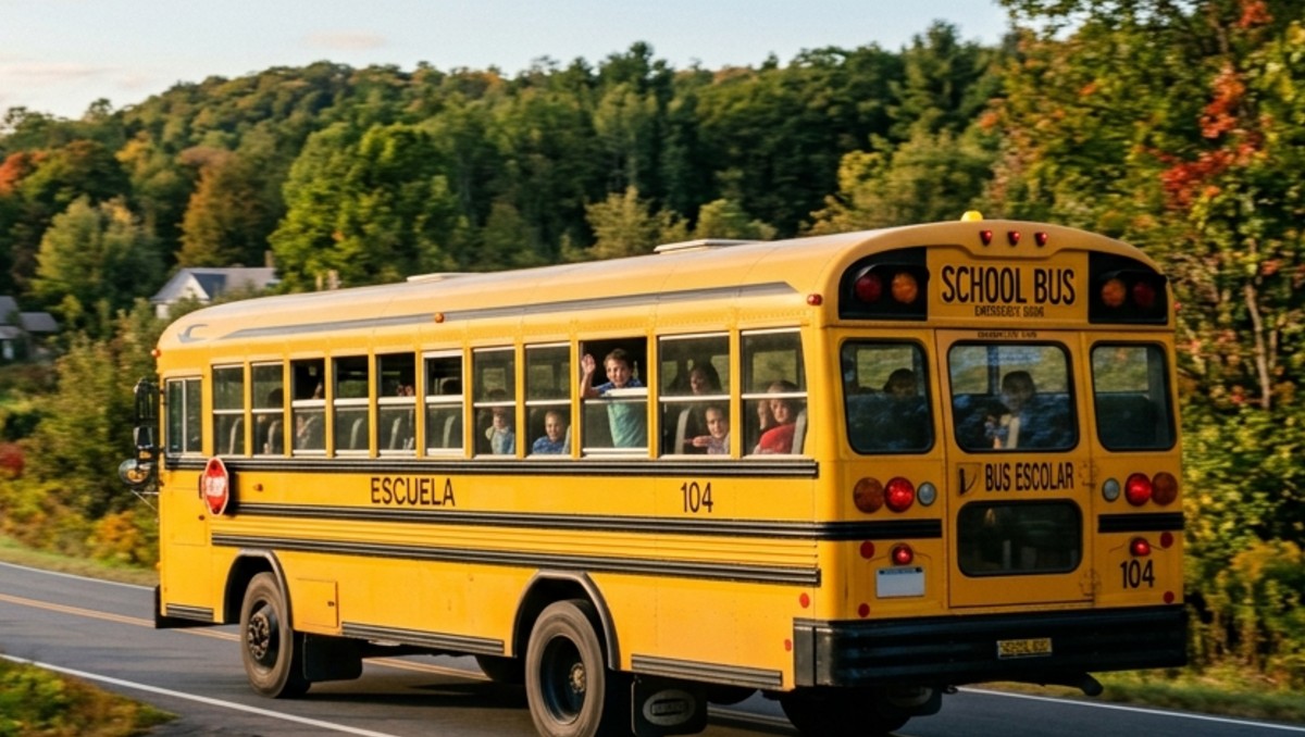 Imagen de referencia de un autobús escolar. | FOTO: MIELNIO
