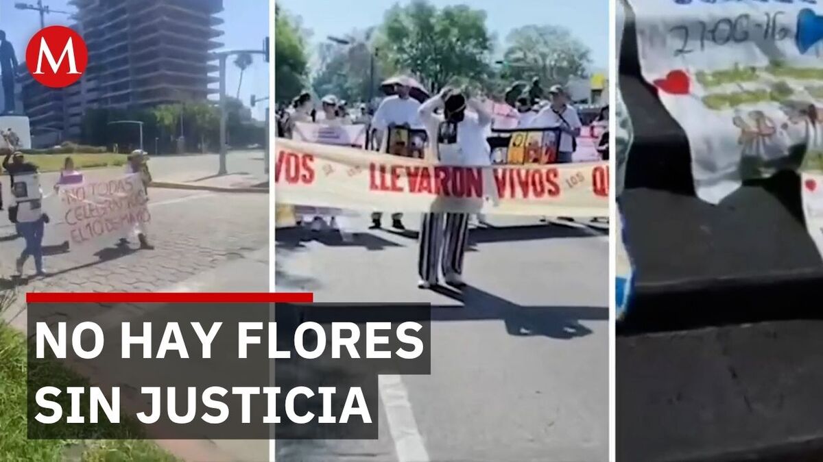 Madres buscadoras marcharon el 10 de mayo para exigir justicia por sus desaparecidos