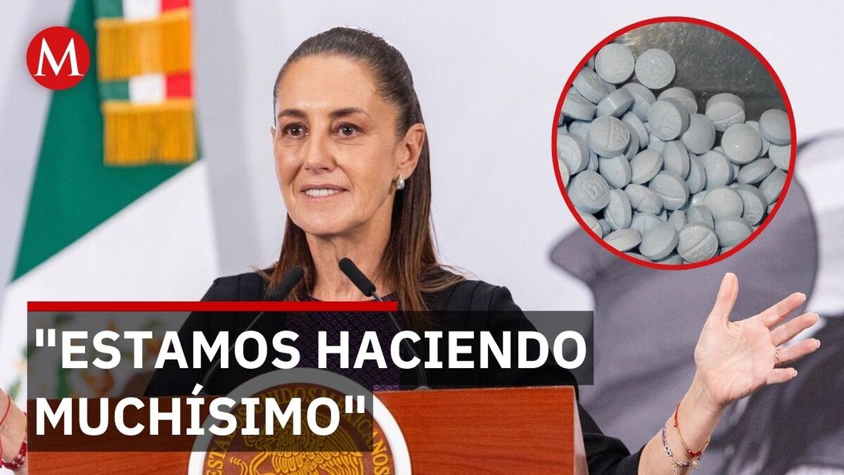 Sheinbaum encara a EU y presume reducción de fentanilo