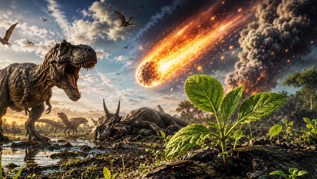 Cómo sobrevivieron las plantas al asteroide que mató a los dinosaurios | IA DISCOVER