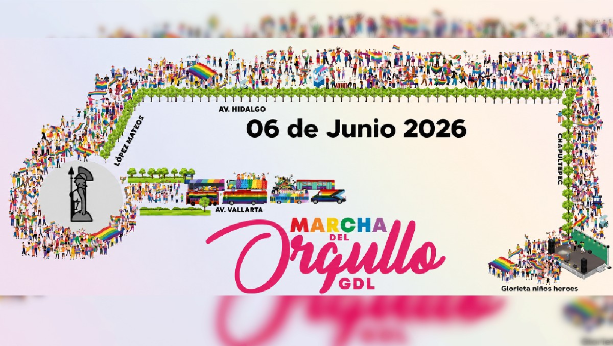 Todo listo para el Pride en Guadalajara 2026. (Cortesía)