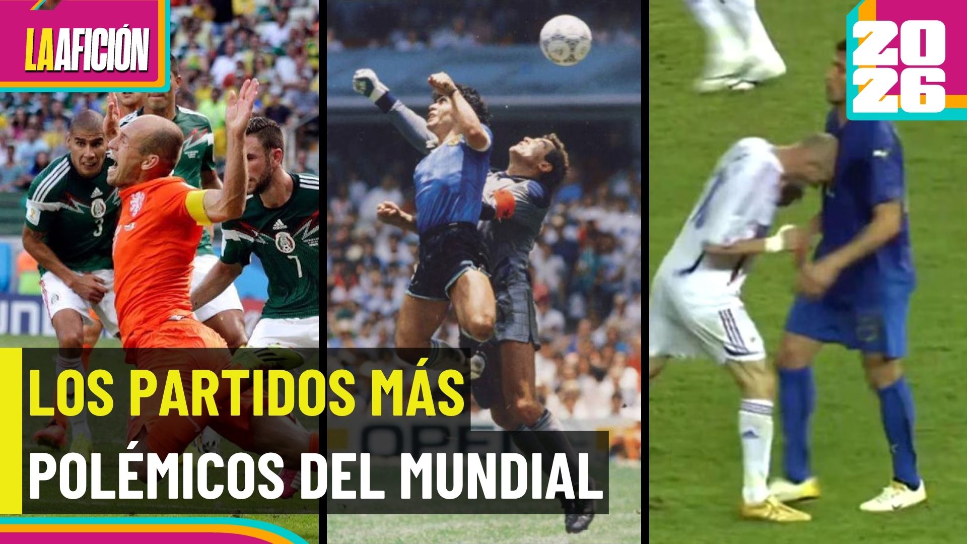 Top 5 partidos más polémicos en la historia de los mundiales
