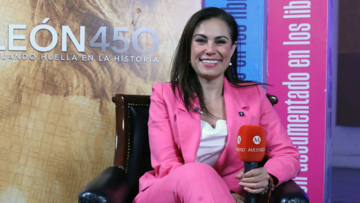 Alejandra Gutiérrez en entrevista para Milenio. | Dany Béjar
