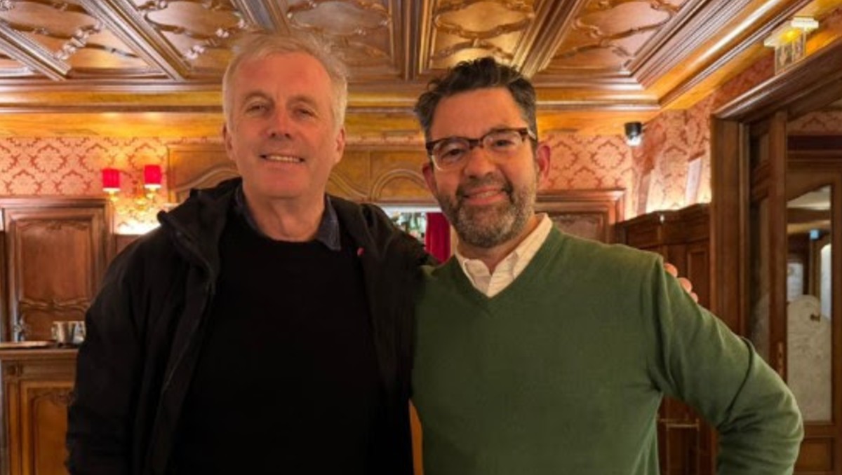Bruno Dumont, director de la cinta, junto al productor mexicano. |Especial