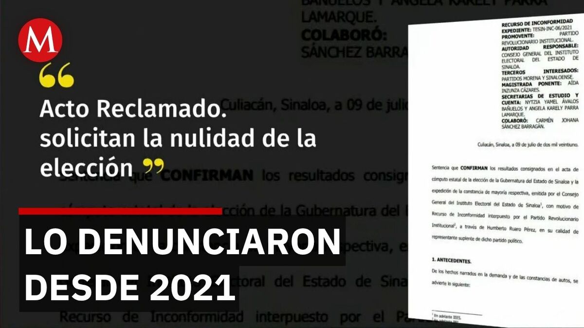 INE y PRI denunciaron violencia en la elección de Sinaloa sin resultados judiciales