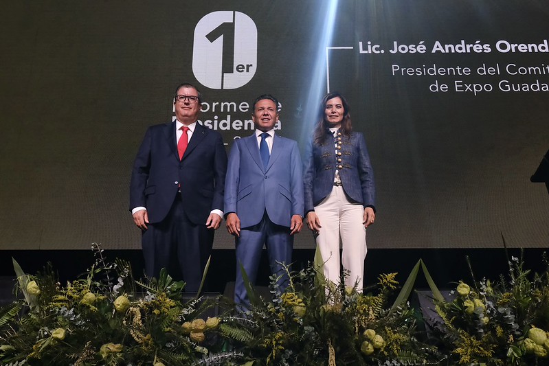 Informe de actividades del presidente de la Expo Guadalajara. (Cortesía)