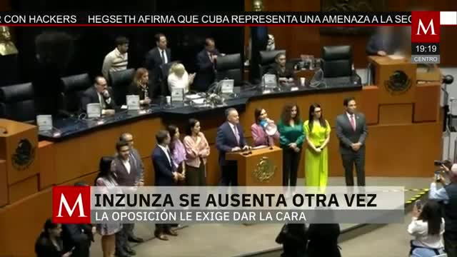 Inzunza sigue sin presentarse al Senado; le exigen 'dar la cara' | Jaime Núñez, 13 de mayo de 2026