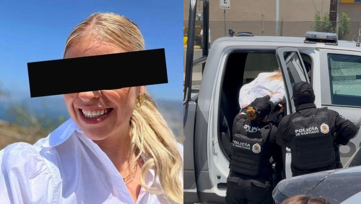 La mujer fue capturada en el municipio de Santiago. | Especial