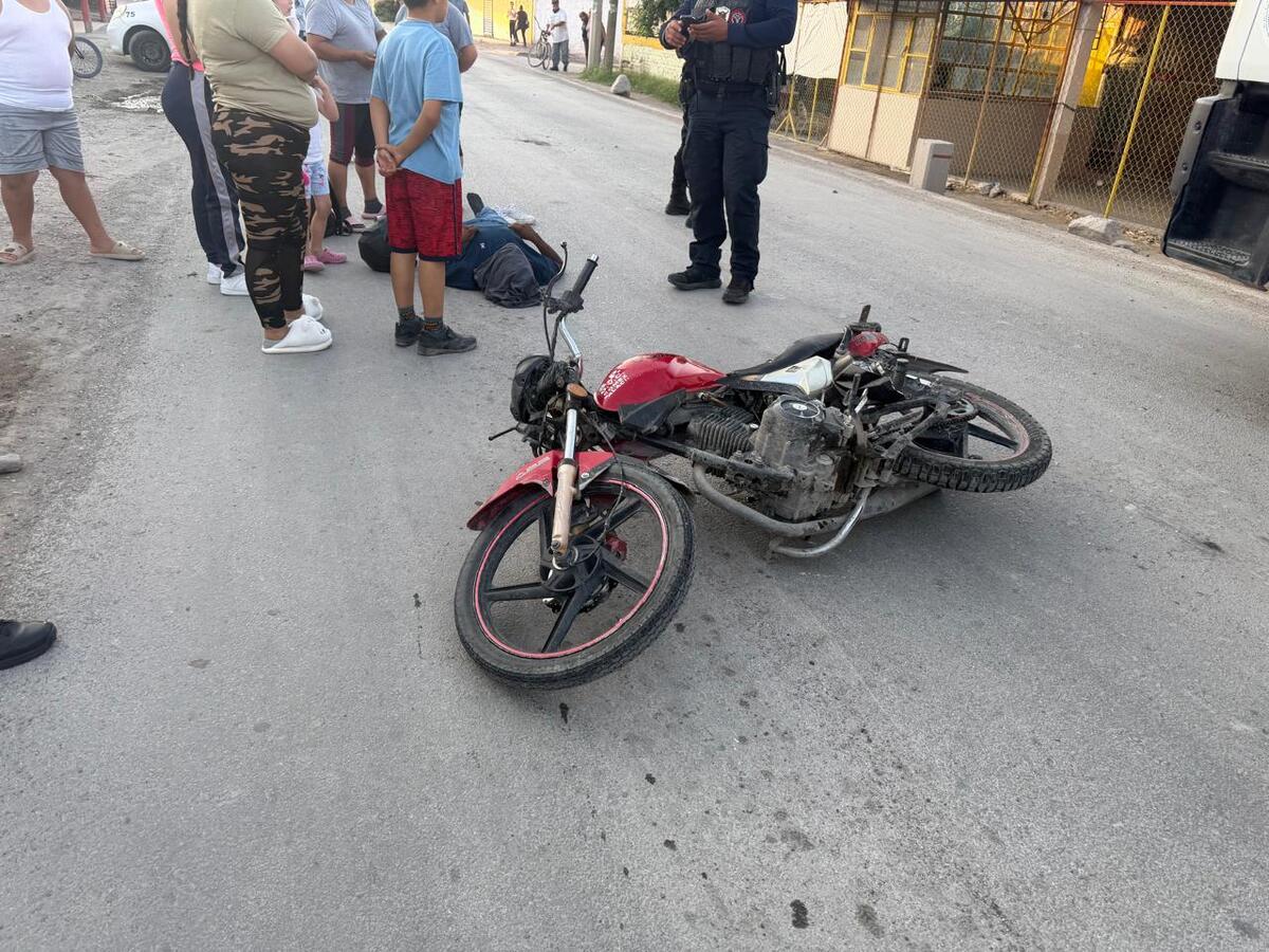 Óscar, de 38 años de edad, tripulaba la motocicleta de marca Vento, modelo 2016.