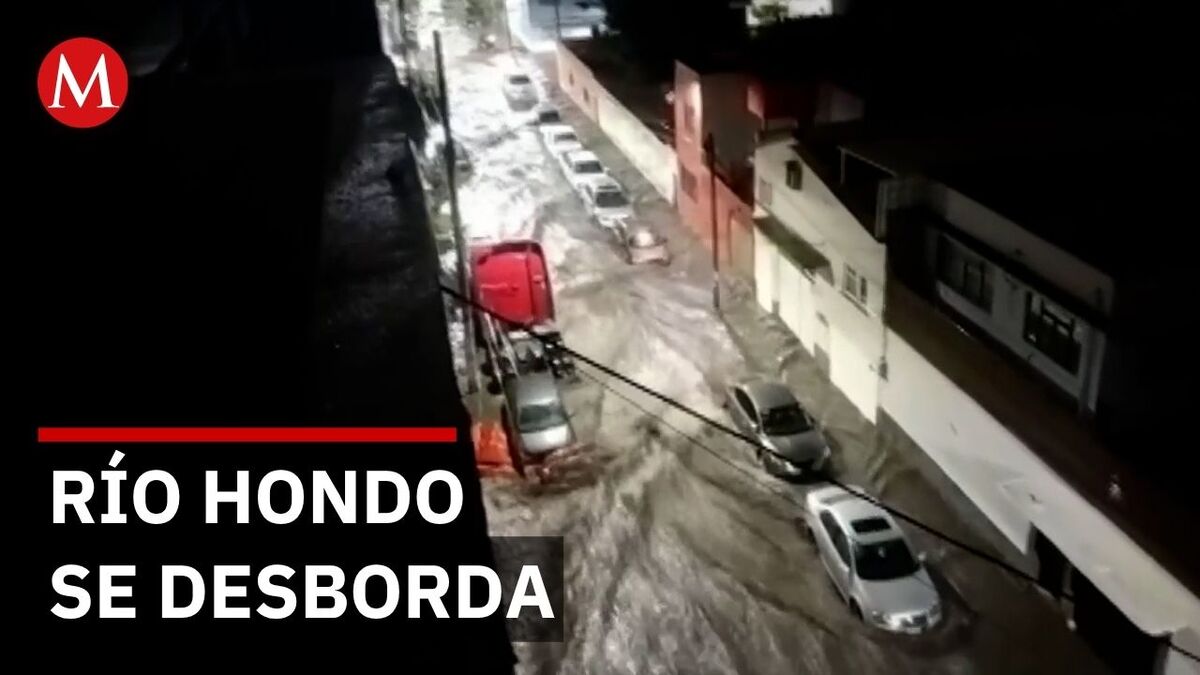 Pobladores de Azcapotzalco y Naucalpan denuncian abandono por desbordamiento del río Hondo