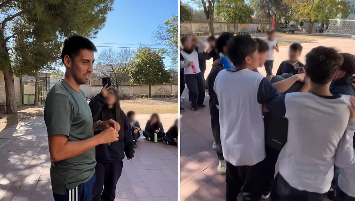 Profesor de Educación Física se hace viral tras encontrar la estampa de Messi |IG