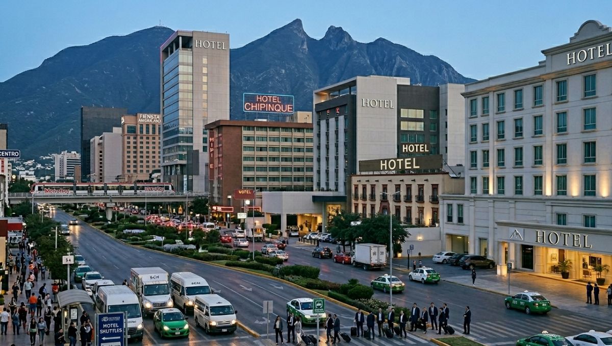 Hay registradas 17 mil 500 habitaciones en toda la Zona Metropolitana de Monterrey | Imagen generada con IA