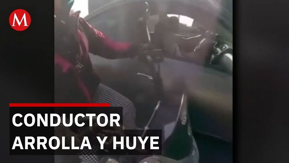 Video capta momento exacto en que automovilista arrolla a mujer en puente de Nonoalco