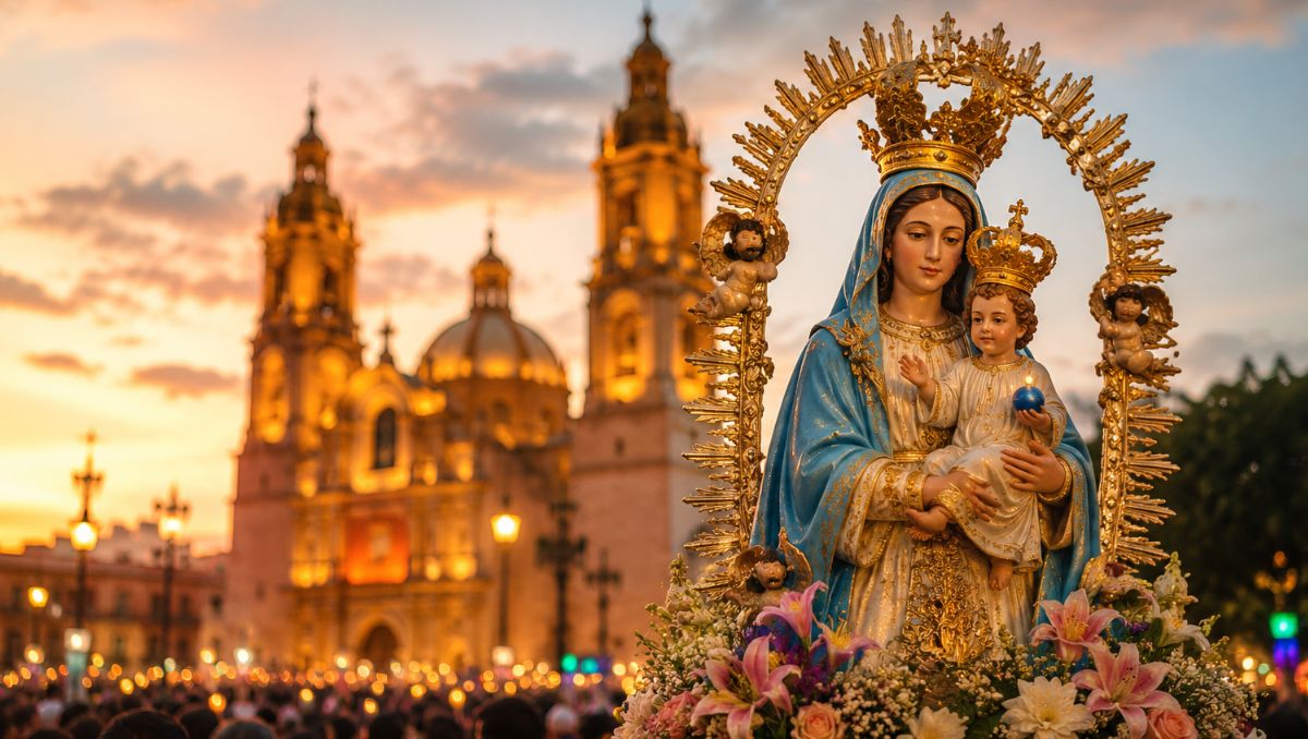 Día de la Virgen de la Luz en León | Imagen generada con IA
