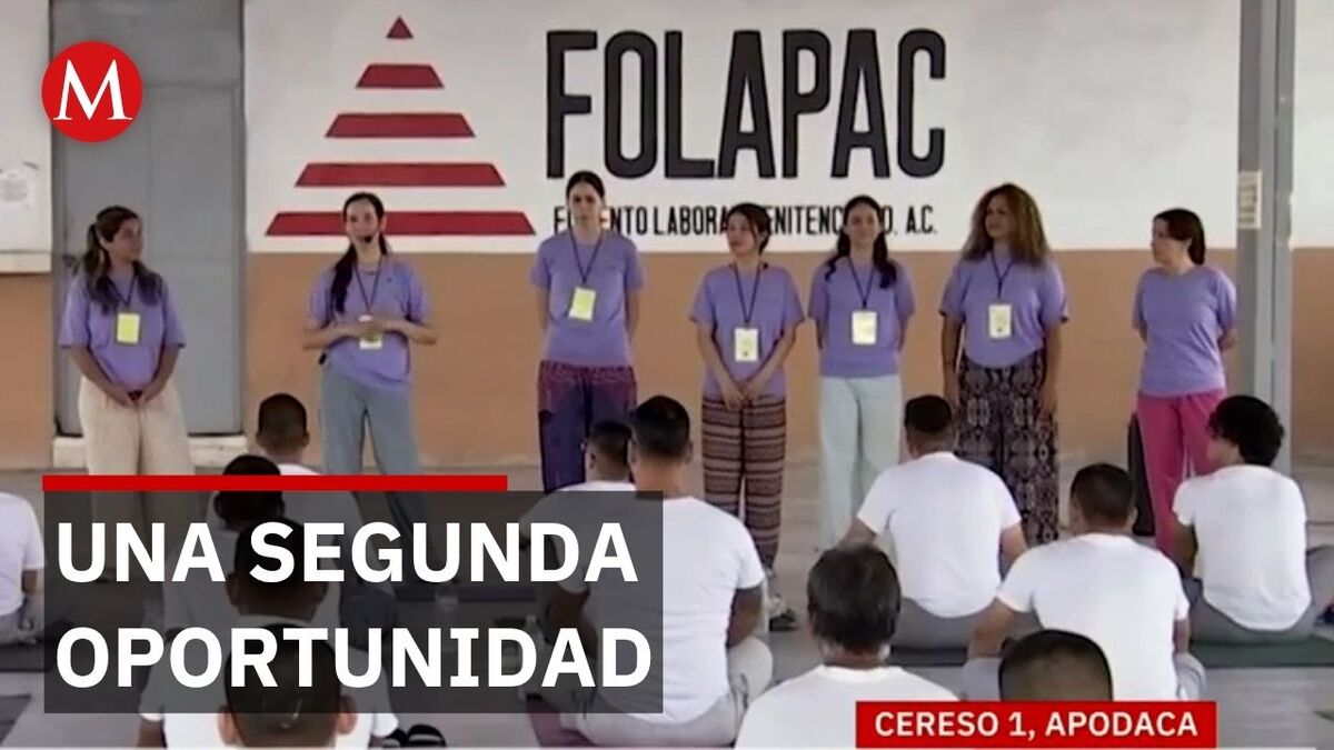 Yoga en el penal de Apodaca ayuda a la reinserción social y combate la reincidencia