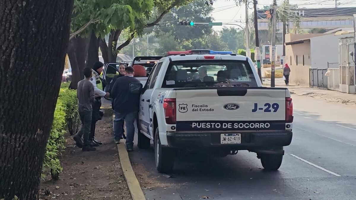 El accidente ocurrió en la colonia Jardines de los Historiadores. (Juan Carlos Munguía)