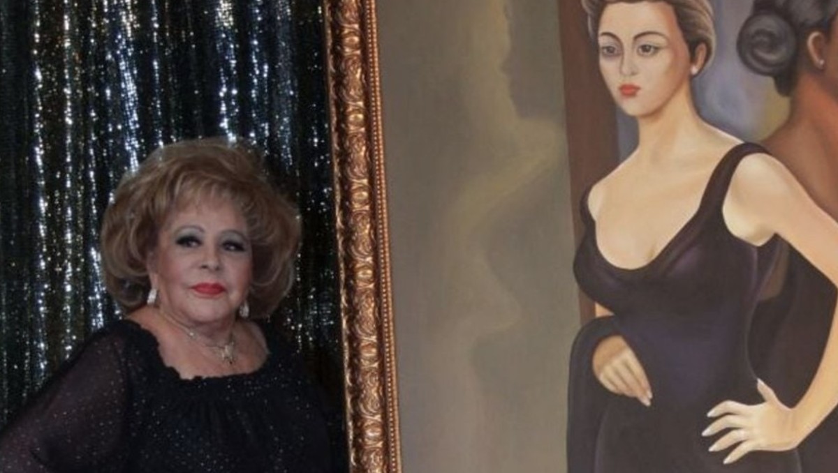 Alejandra Guzmán hereda cuadro de Diego Rivera a Silvia Pinal. | FOTO: Archivo