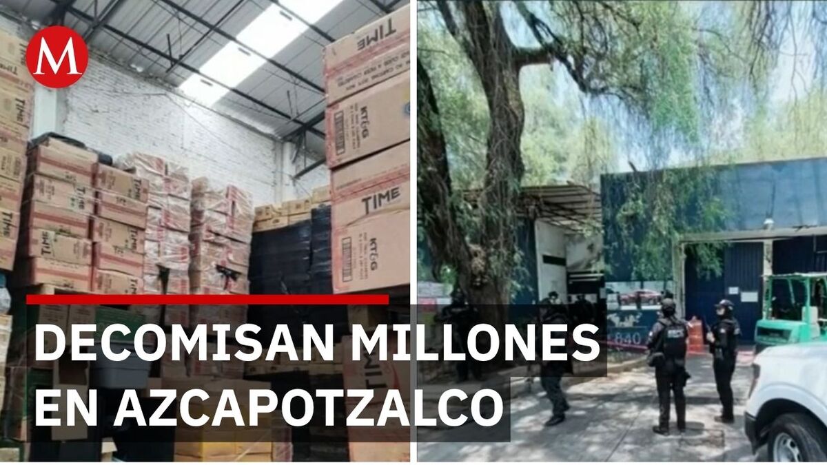 Autoridades decomisan cargamento de cigarros chinos valuado en 10 millones en CdMx