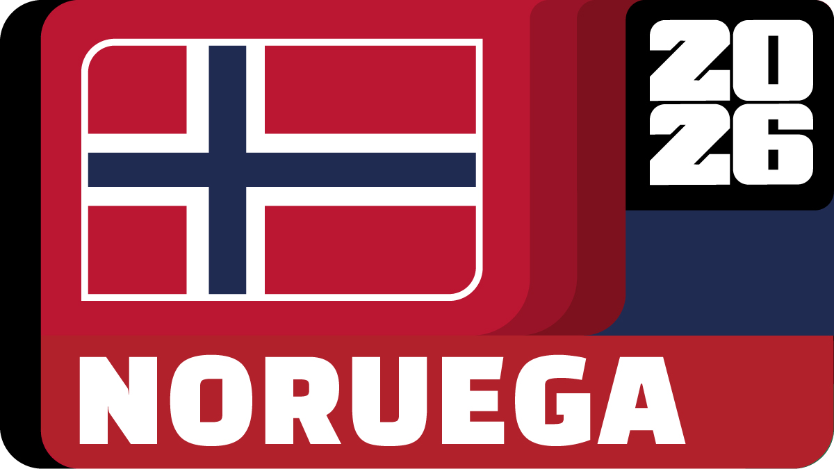 La bandera de la Selección Noruega, liderada por Erling Haaland, en el Mundial 2026. (La Afición)